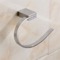 Modern Polished Chrome Towel Ring